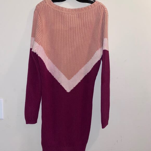 Someday lovin Get It Girl Tunic Pink Sweater - Picture 6 of 7
